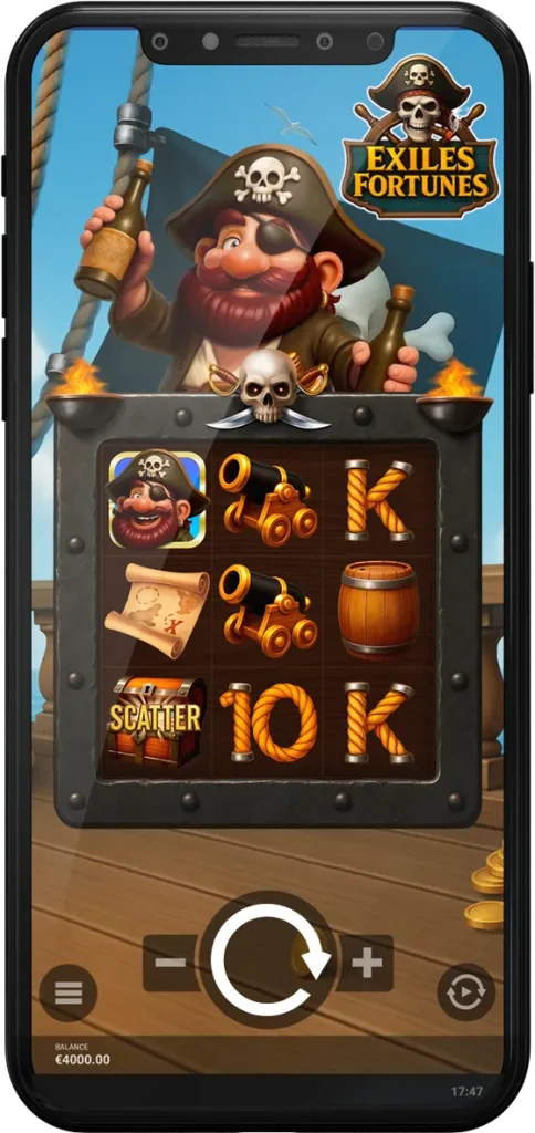 Exiles Fortunes Slot Game - mobile view