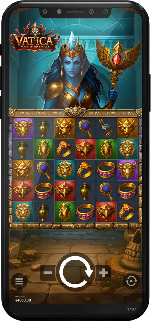 Vatica - Voice of Lost Souls Slot Game - mobile view